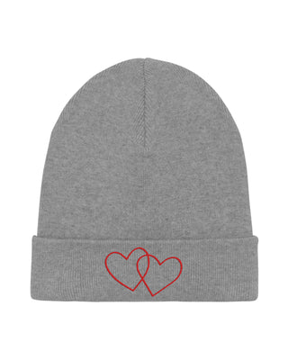 Beanie Classic Brodé "Double Heart"