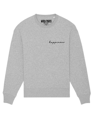 Sweatshirt Classic Brodé "Happiness"