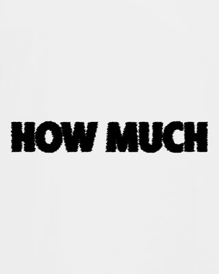 T-shirt Oversize Brodé "How Much"