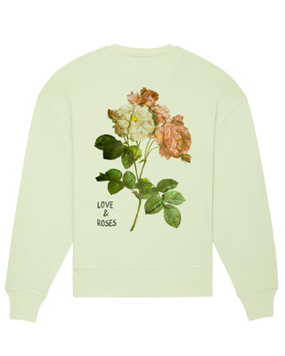 Sweatshirt Oversize "Love & Roses"