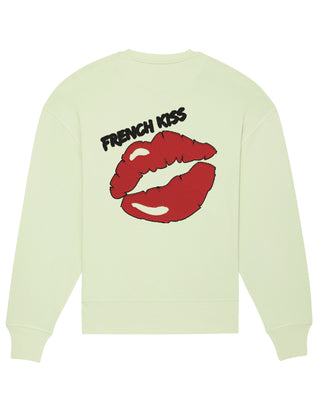 Sweatshirt Oversize Brodé "French Kiss"