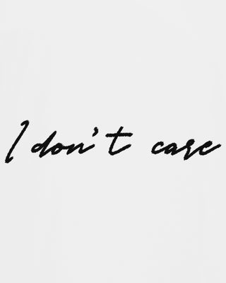 T-shirt Oversize Brodé “I Don't Care"