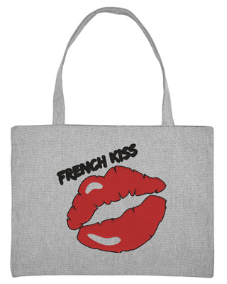 Shopping Bag Brodé "French Kiss"