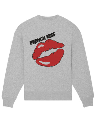 Sweatshirt Oversize Brodé "French Kiss"