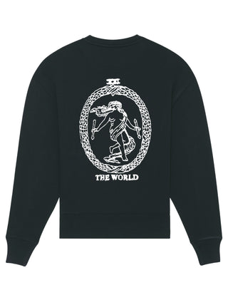 Sweatshirt Oversize Brodé "The world"