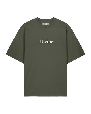 T-shirt Oversize Brodé “Divine"