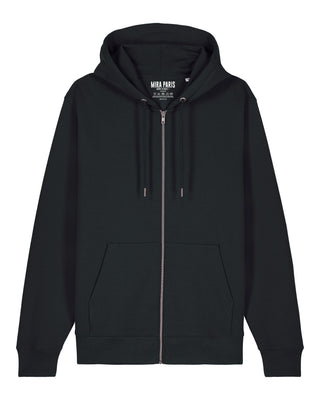 Hoodie à Zip Brodé "Coeur Pins"