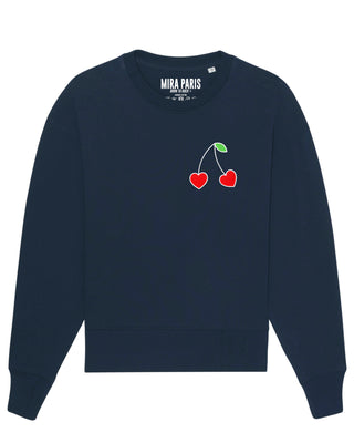 Sweatshirt Classic Brodé "Cerises"