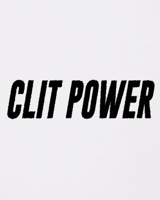 Sweatshirt Oversize Brodé "Clit Power"