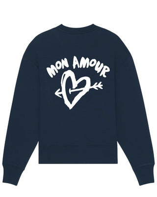 Sweatshirt Oversize Brodé "Mon Amour"