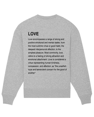 Sweatshirt Classic "Love Definition"