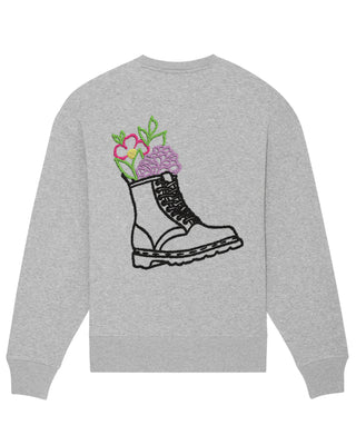 Sweatshirt Oversize Brodé "Boots"