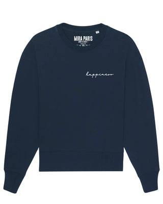 Sweatshirt Classic Brodé "Happiness"