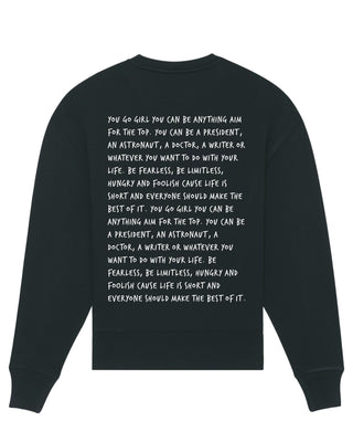 Sweatshirt Oversize Brodé "You Go Girl"