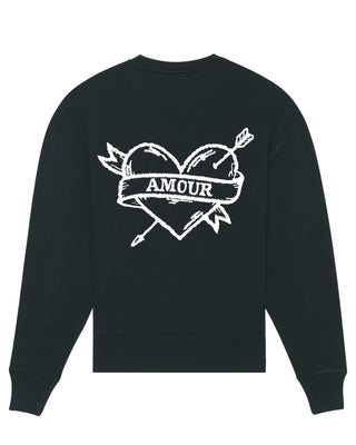 Sweatshirt Oversize Brodé "Amour"