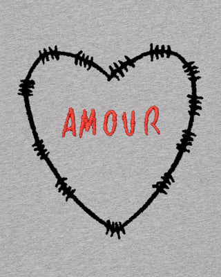 T-shirt Oversize Brodé "Amour"