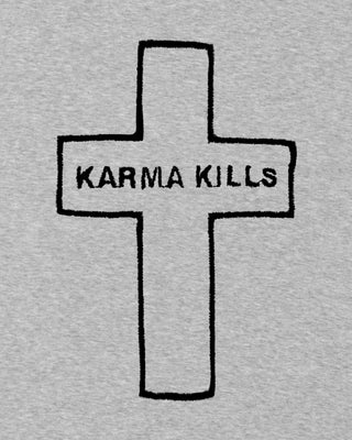 Sweatshirt Oversize Brodé "Karma Kills"