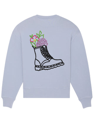 Sweatshirt Oversize Brodé "Boots"