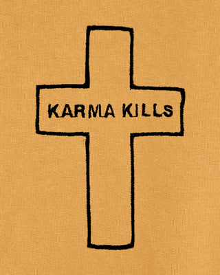 Hoodie Vintage Brodé "Karma Kills"