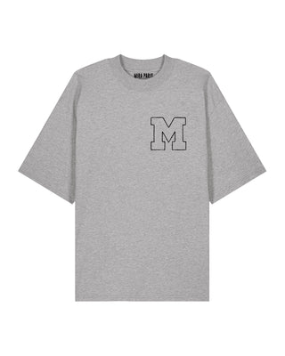 T-shirt Oversize Brodé "M"