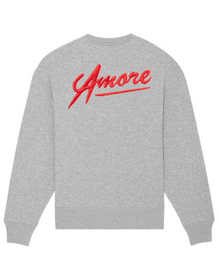 Sweatshirt Oversize Brodé "Amore"