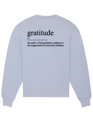 Sweatshirt Oversize Brodé "Gratitude"