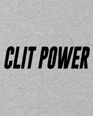 Sweatshirt Oversize Brodé "Clit Power"