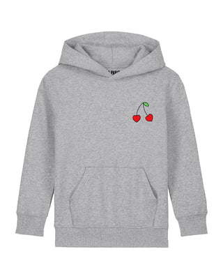 Hoodie Kids Brodé "Cerises"