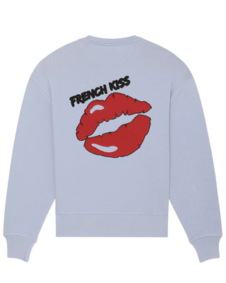 Sweatshirt Oversize Brodé "French Kiss"