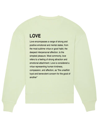 Sweatshirt Classic "Love Definition"