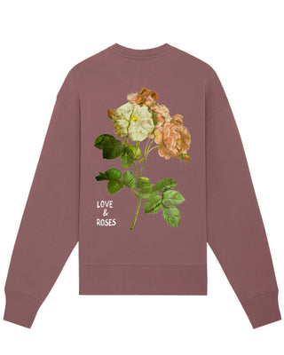 Sweatshirt Oversize "Love & Roses"