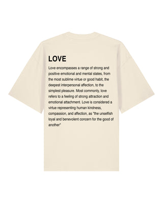 T-shirt Oversize "Love Definition"