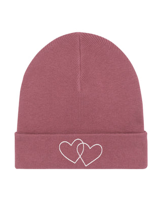 Beanie Classic Brodé "Double Heart"