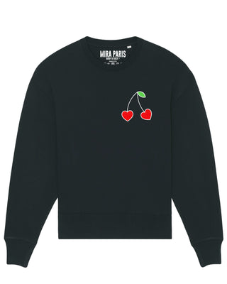 Sweatshirt Classic Brodé "Cerises"