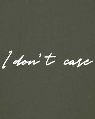 T-shirt Oversize Brodé “I Don't Care"