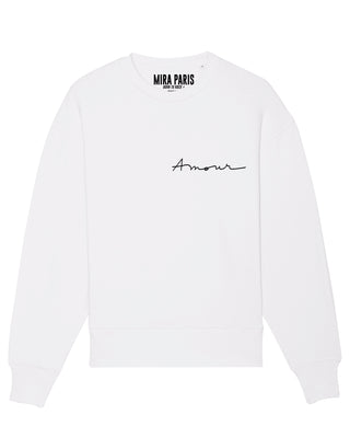 Sweatshirt Oversize Brodé "Amour"