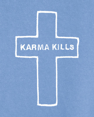 Hoodie Vintage Brodé "Karma Kills"