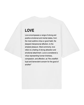 T-shirt Oversize "Love Definition"