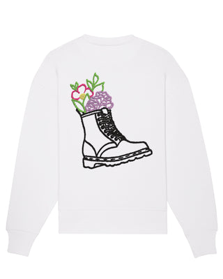 Sweatshirt Oversize Brodé "Boots"