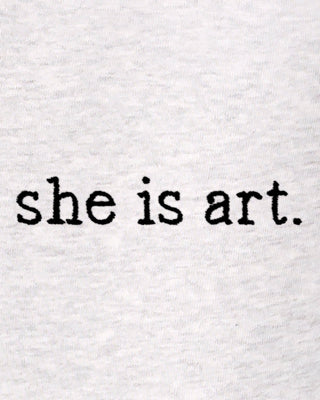 Jogging Classic Brodé "She Is Art"