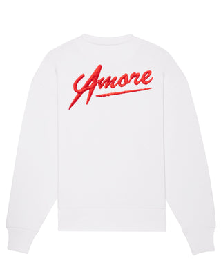 Sweatshirt Oversize Brodé "Amore"