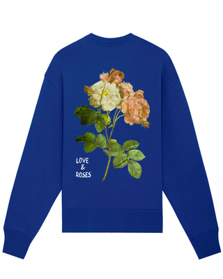 Sweatshirt Oversize "Love & Roses"