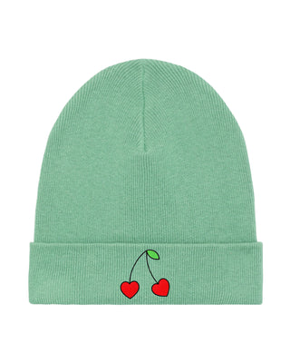 Beanie Classic Brodé "Cerises"