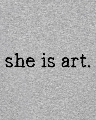 Polo Brodé "She is Art"