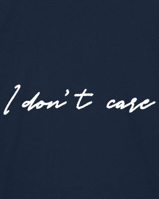 T-shirt Oversize Brodé “I Don't Care"