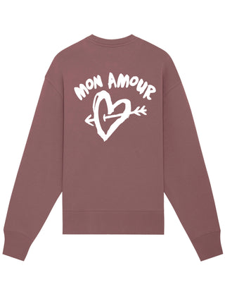 Sweatshirt Oversize Brodé "Mon Amour"