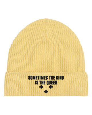 Beanie Fisherman Brodé "King Queen"