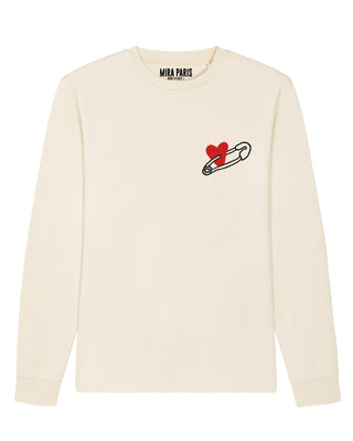 T-shirt Brodé “Coeur Pins"