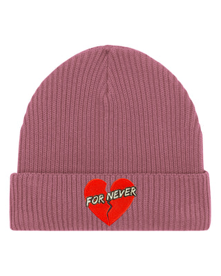 Beanie Fisherman Brodé "For Never"