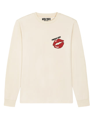 T-shirt Brodé "French Kiss"